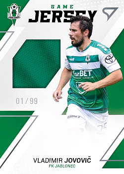 Vladimir Jovovic Jablonec SportZoo FORTUNA:LIGA 2022/23 2. serie Game Jersey /99 #GJ-JO